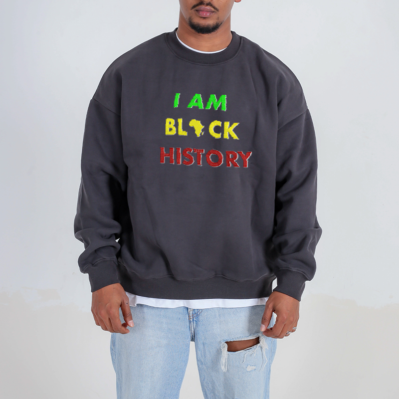 I AM BLACK HISTORY-סווטשירט