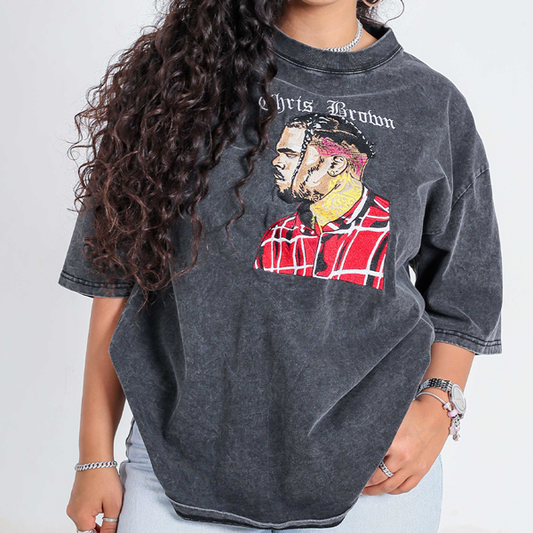 T-Shirt OverSize –Chris Brown