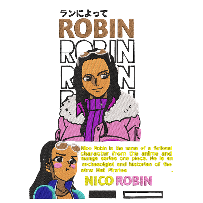 Nico Robin-חולצה אוברסייז